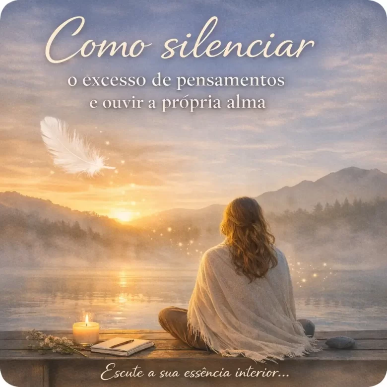 Como silenciar o excesso de pensamentos e ouvir a própria alma 